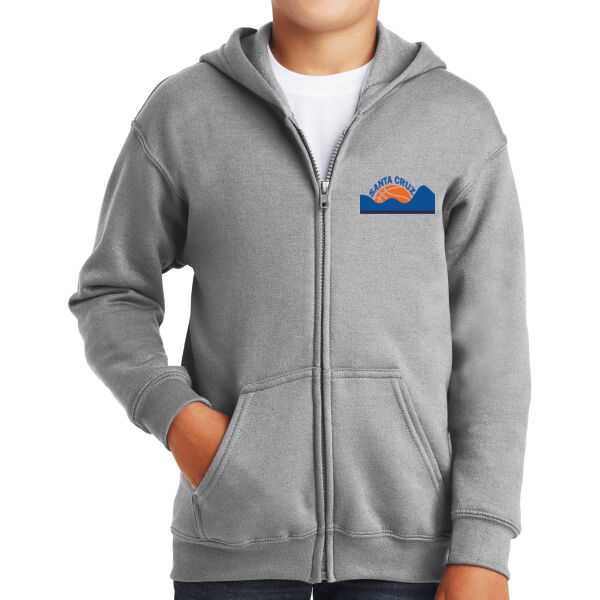 Santa Cruz NJB Youth Heavy Blend Full Zip Hooded Sweatshirt Thumbnail
